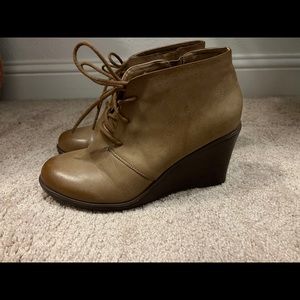 Torrid Wedge booties 10W. Worn less than 10 times.